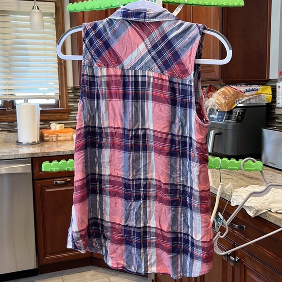 Rock & Republic - Red, White & Blue Button Tank - Picture 4 of 7